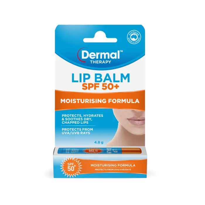 Dermal therapy sunscreen lip balm